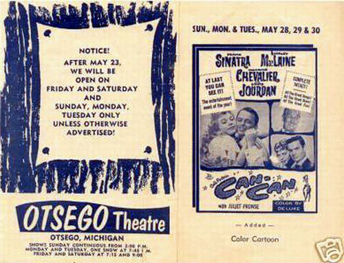 Otsego Theatre - Old Ad